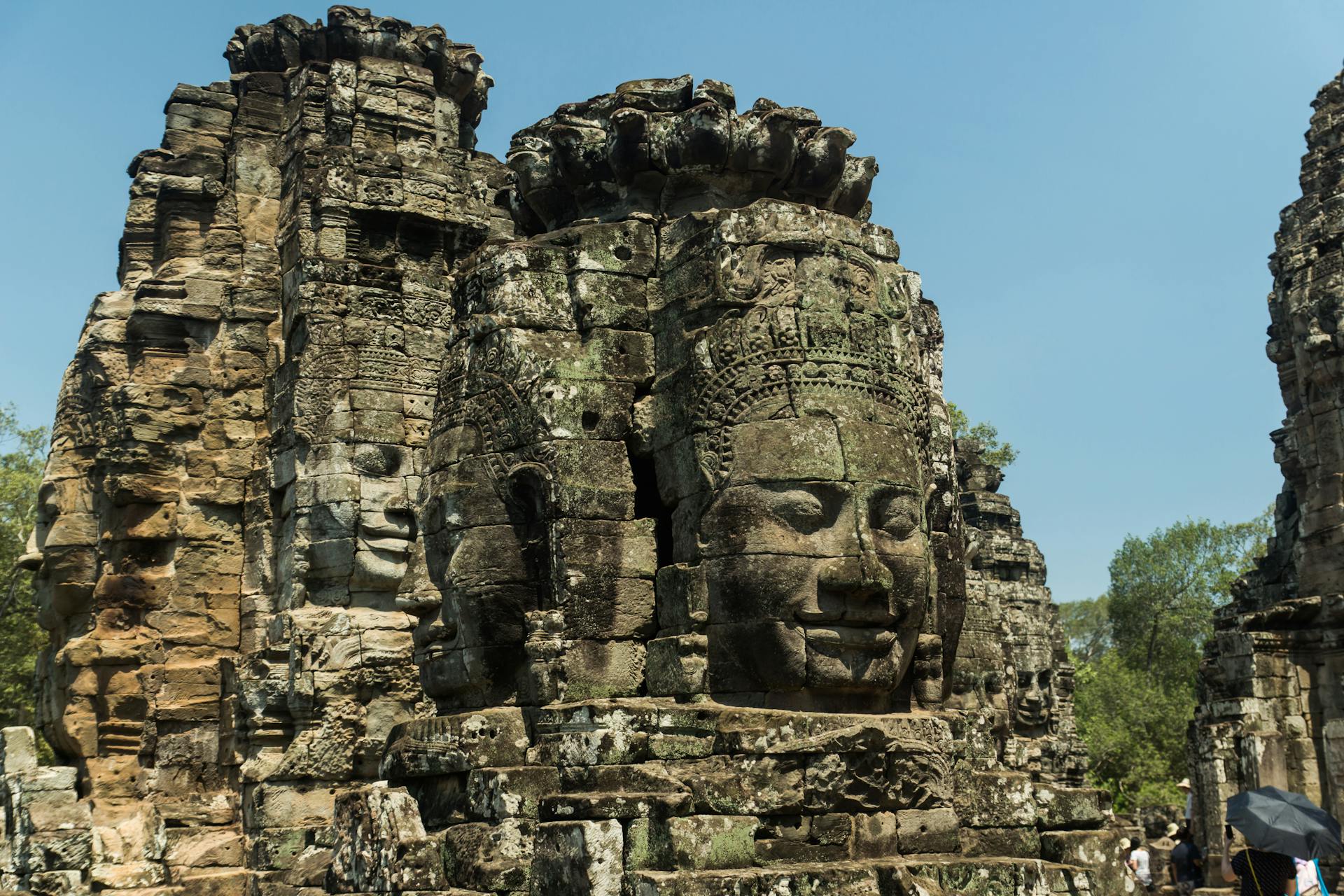 Angkor Thom Super Faces, Cambodia